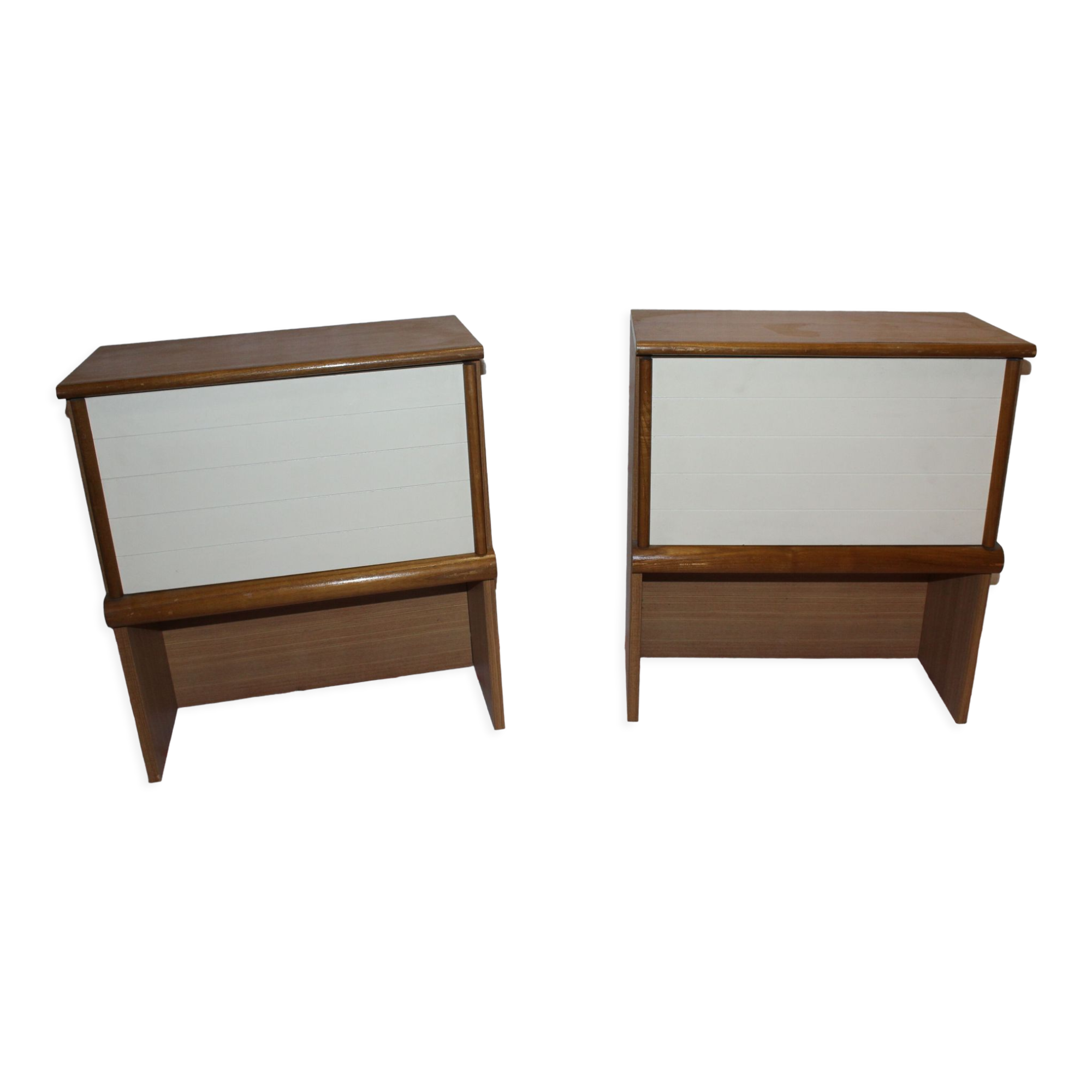 Vintage design bedside tables 70s