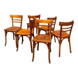 Six Baumann bistro chairs