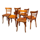 Six chaises bistrot Baumann