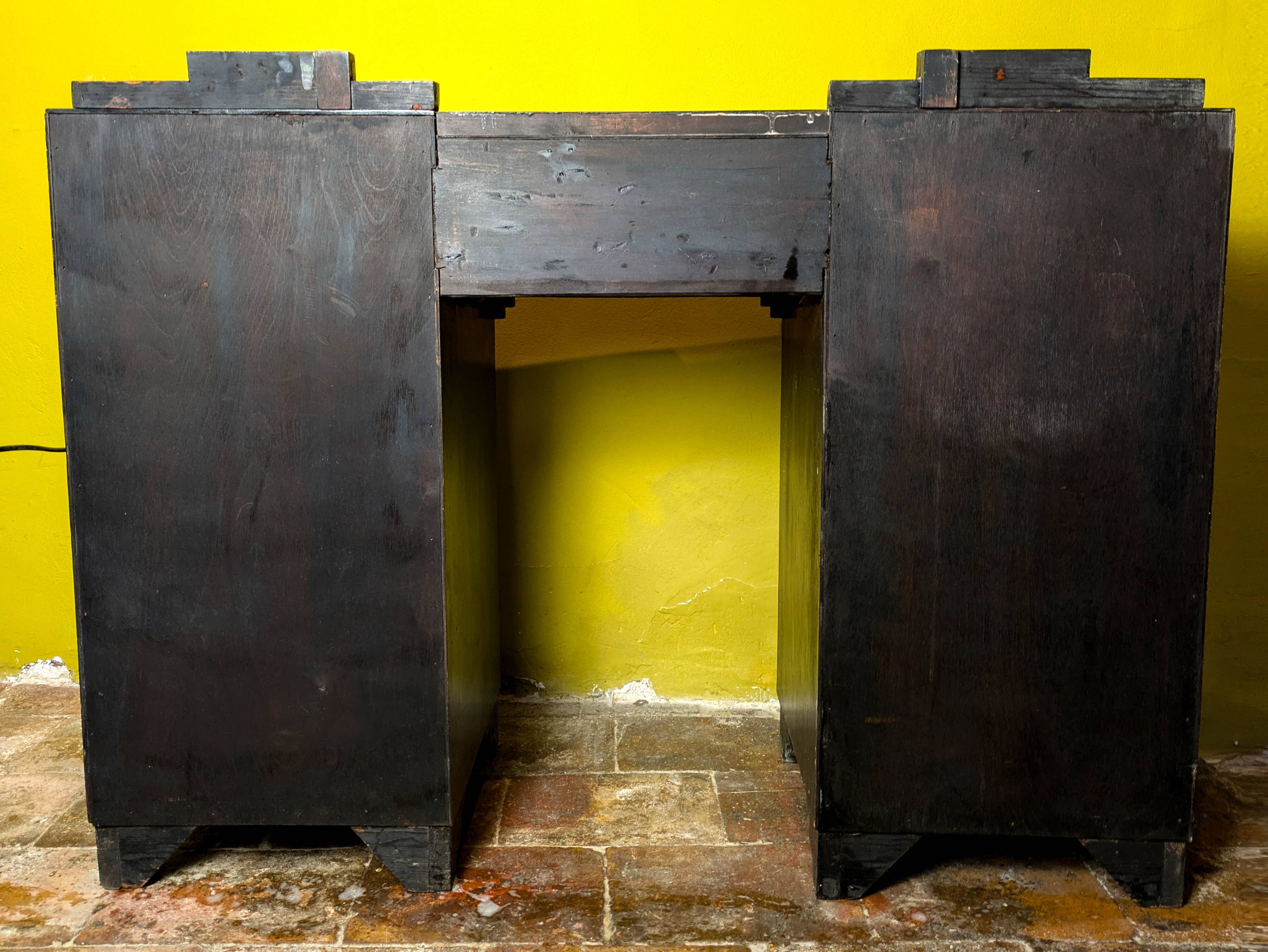 Small Chinese lacquer desk