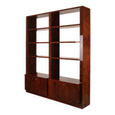 Parchment bookcase by Aldo Tura for Tura Milano 1960