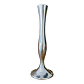 Polished metal vintage Damart soliflore – 20th-century modernist design
