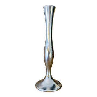 Polished metal vintage Damart soliflore – 20th-century modernist design