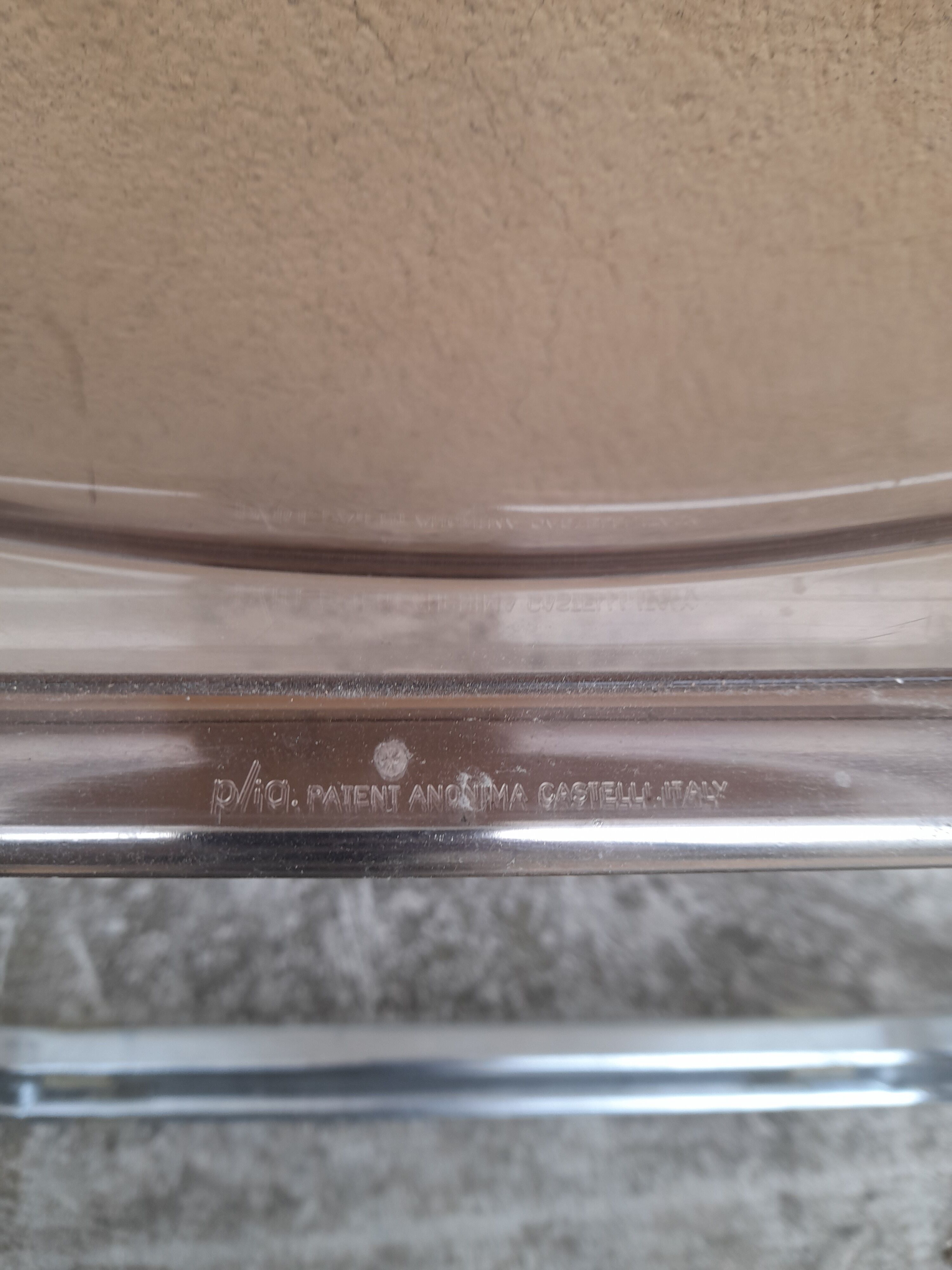 Chair "Plia" by Giancarlo Piretti for Castelli