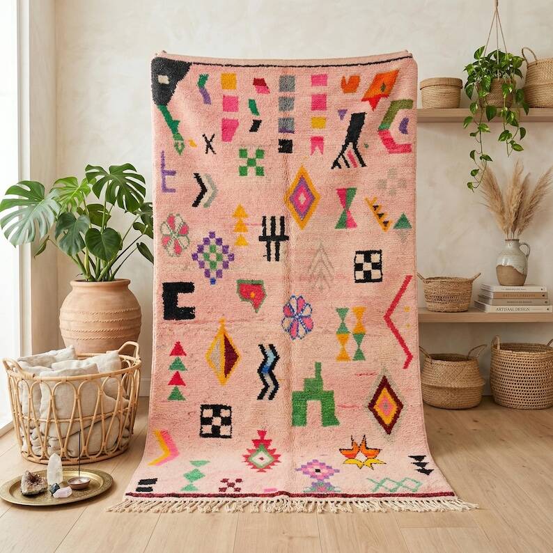 Handmade Moroccan rug 200cm x 300cm