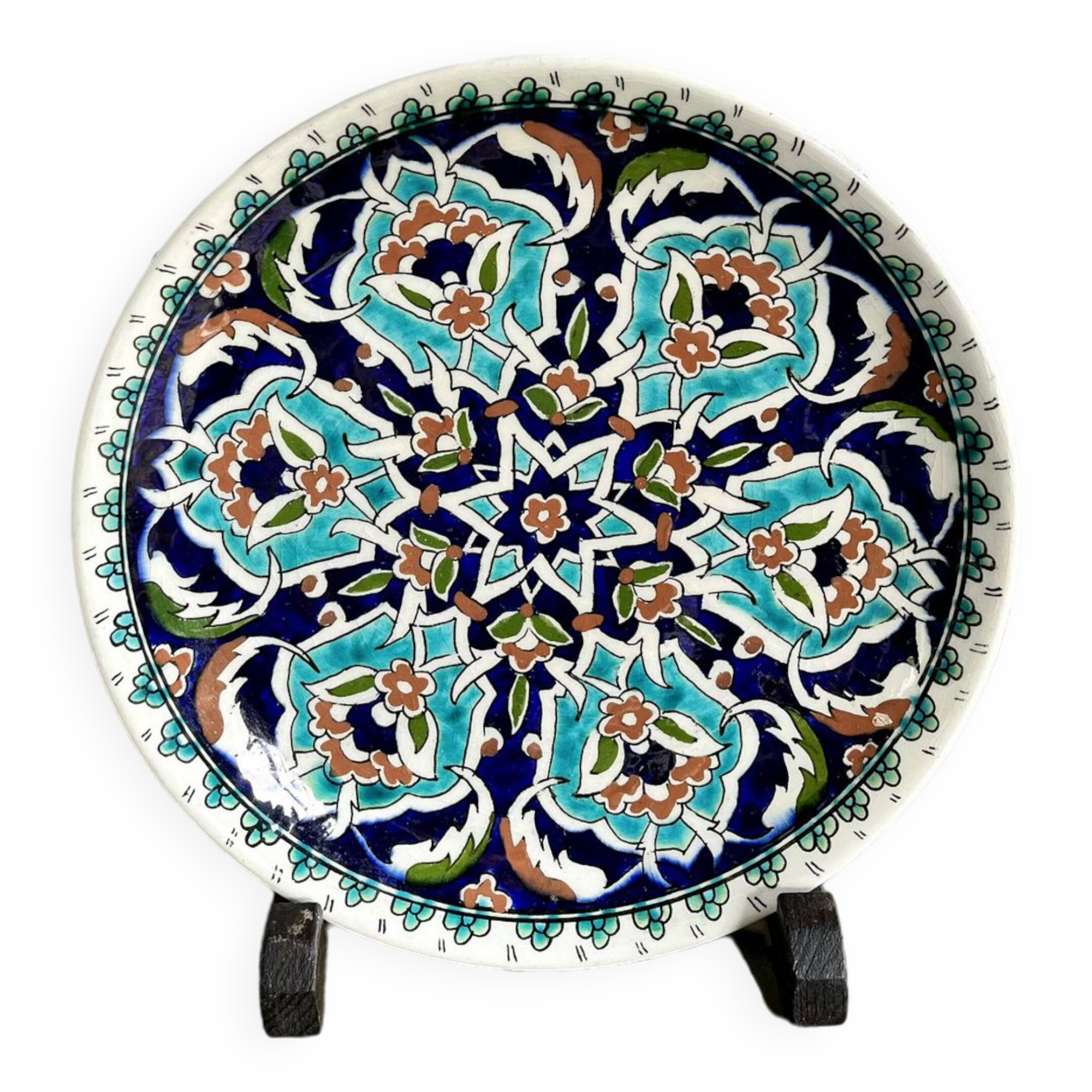 Antique ceramic plate from Türkiye