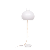 "Lucerna" floor lamp in chrome-plated steel by Harvey Guzzini for Meblo 196