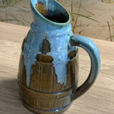 Flamed sandstone pitcher