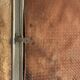Vintage 1950 triptych mirror barber beveled crystal hairdresser - 25 x 59 cm