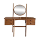 Coiffeuse en chêne avec miroir, Norvège années 1970