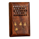 Vintage folding cigarette case in carved wood – golden floral decoration – oriental style