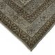 Overdyed Wool Vintage Handmade Carved Rug 193 cm x 295 cm