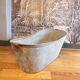 Baignoire enfant vintage en zinc