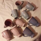 10 Mugs en grès