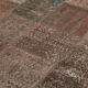 Handwoven turkish 203 cm x 300 cm brown patchwork rug