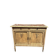Antique sandblasted sideboard