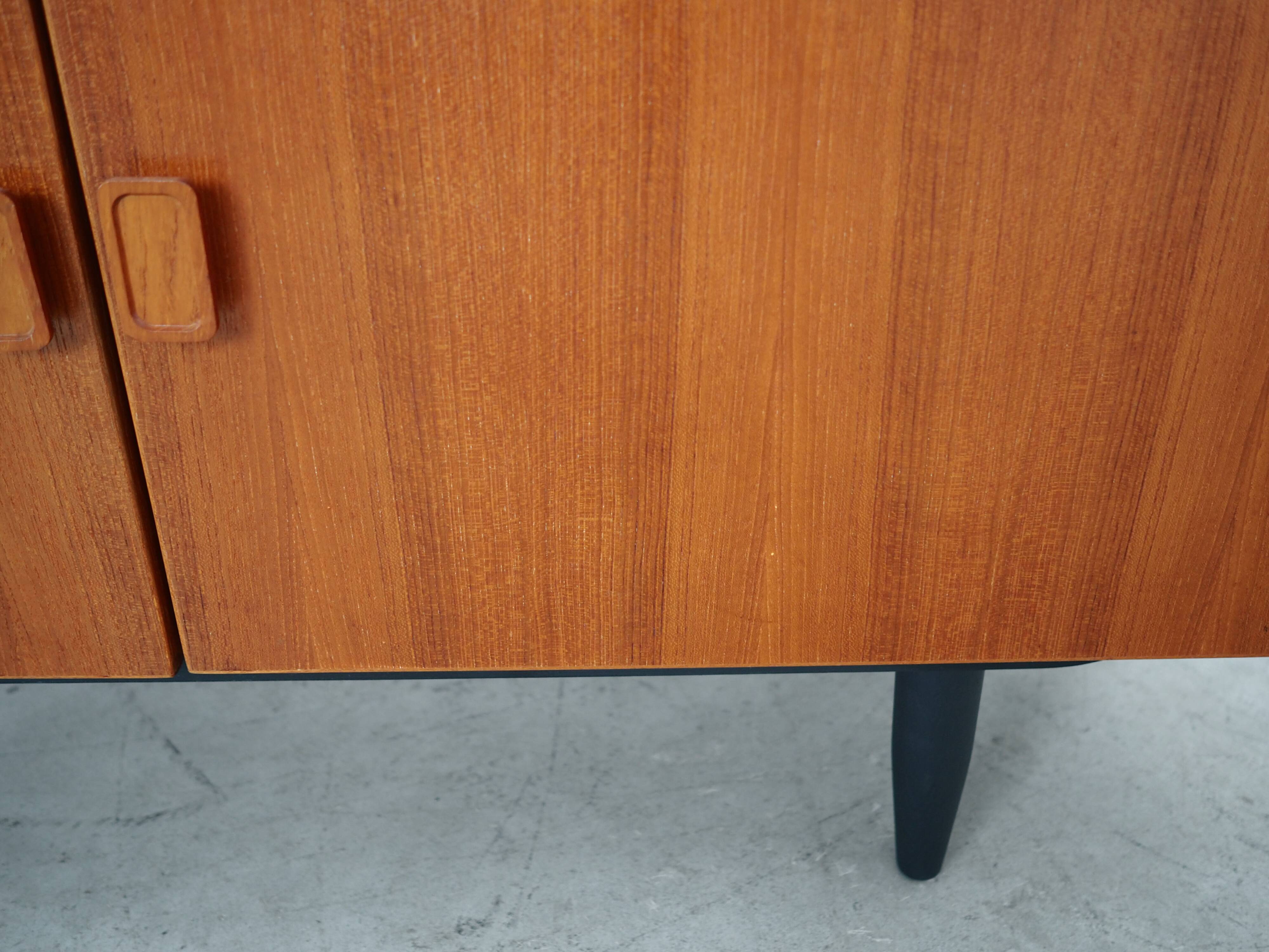 Teak cabinet, Danish design, 1970s, manufacturer: Denka