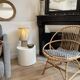 Bohemian table lamp, handcrafted lampshade signed Atelier Marmotte.