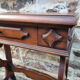 Console restoration, cherry tree, butt studs, Louis Philippe
