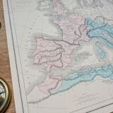 Printed in 1879, The Roman Empire, Authentic Vintage (frame not included)