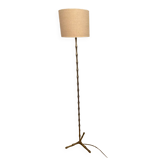 Brass tripod floor lamp from the 60s
