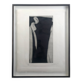 Olivier DEBRÉ: Original engraving signed in pencil Small character sign III, 1990 (Pernoud 218)
