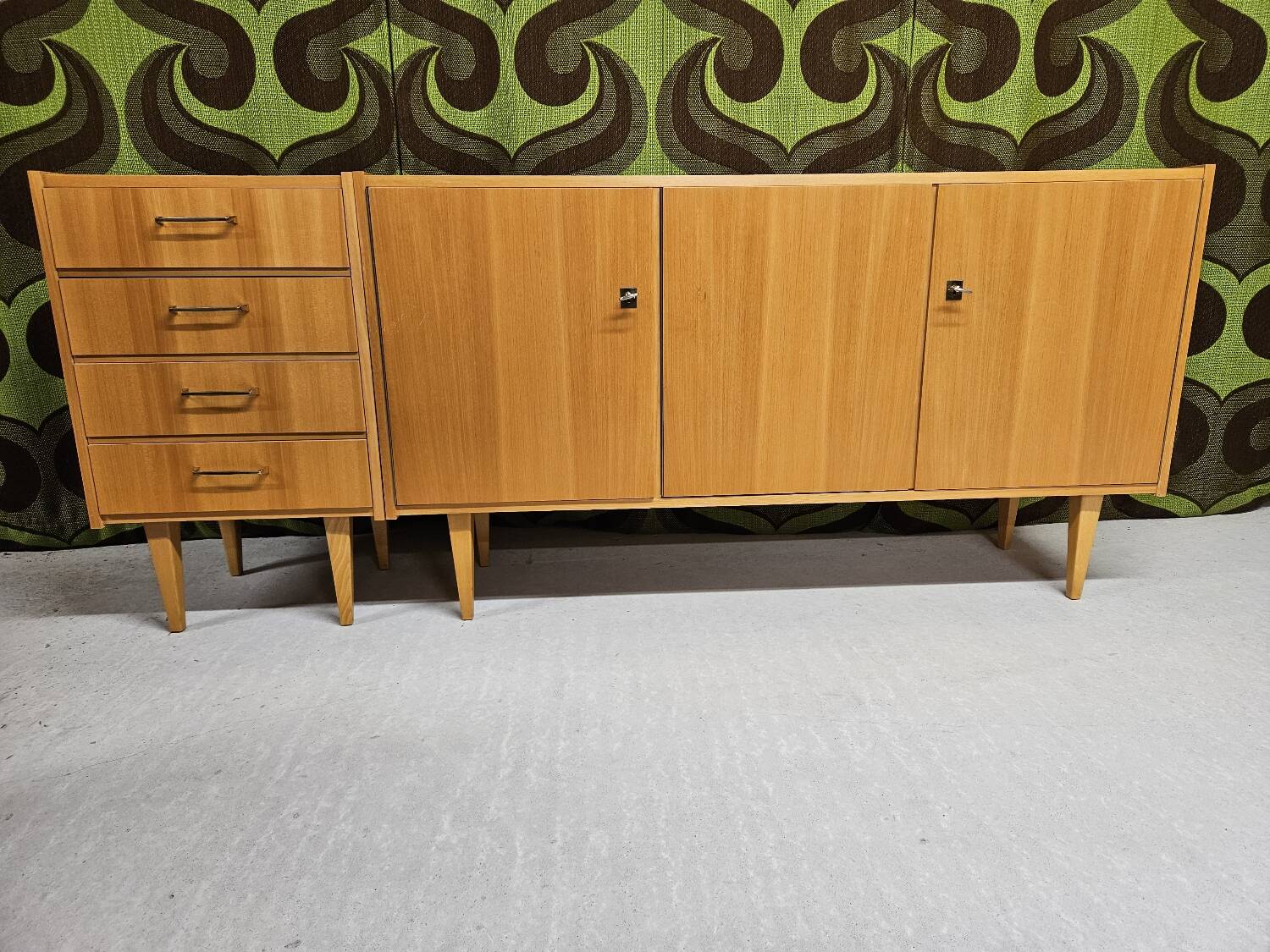 Vintage modular sideboard from the 1970s