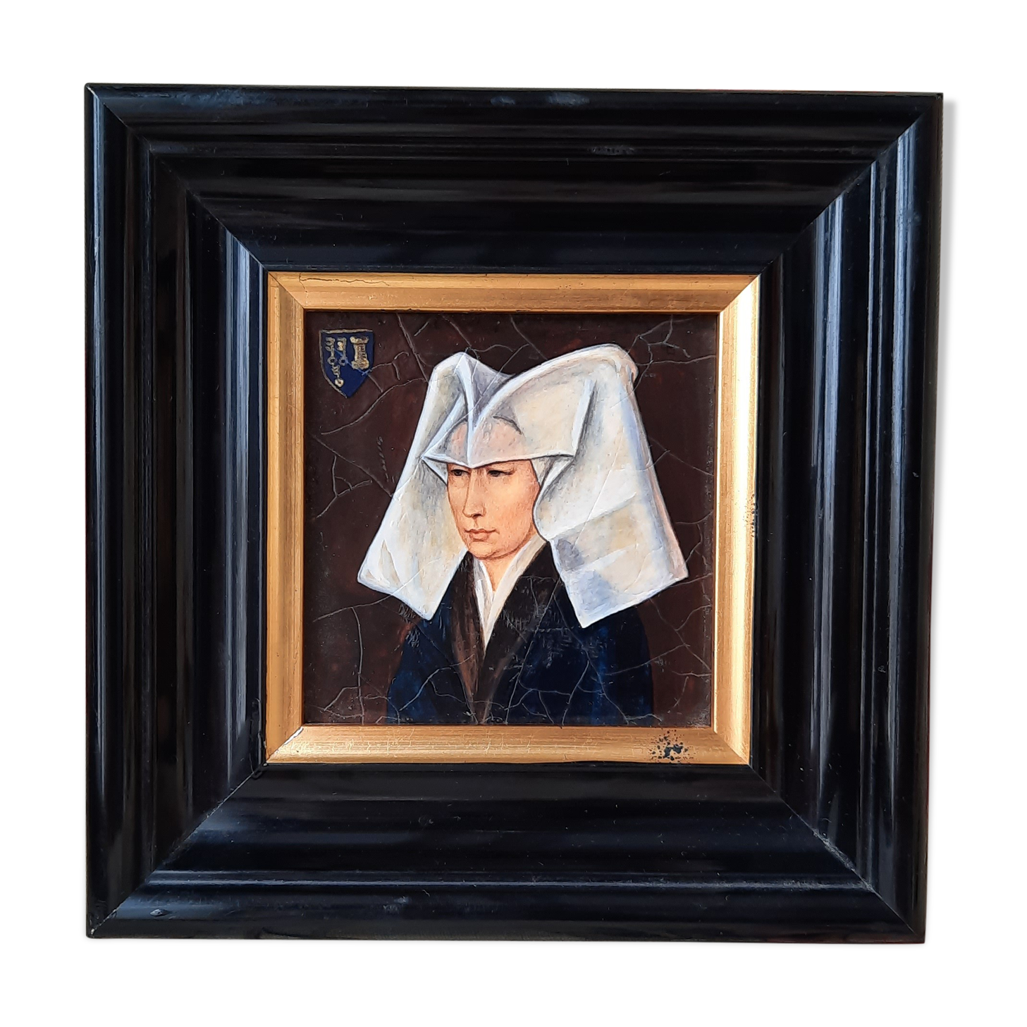 Enamelled portrait of Guigone de Sallins