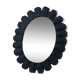 Mirror wrought iron old oval 92 cm x 72 cm