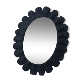 Mirror wrought iron old oval 92 cm x 72 cm
