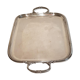 Louis XVI style silver metal tray
