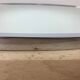 Oval mirror strapping chrome 70s - 59 x 38 cm