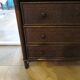 Vintage 3-drawer chest of drawers - wood, bamboo and woven rattan - 1980s