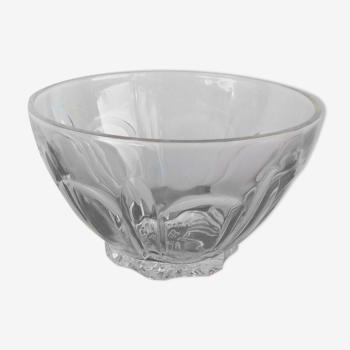 Old glass bowl Huile Lesieur