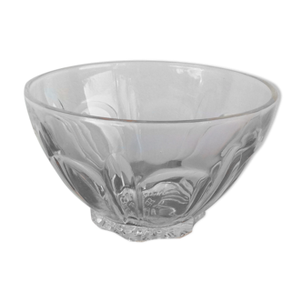 Old glass bowl Huile Lesieur