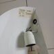 40 cm half-moon brass wall light