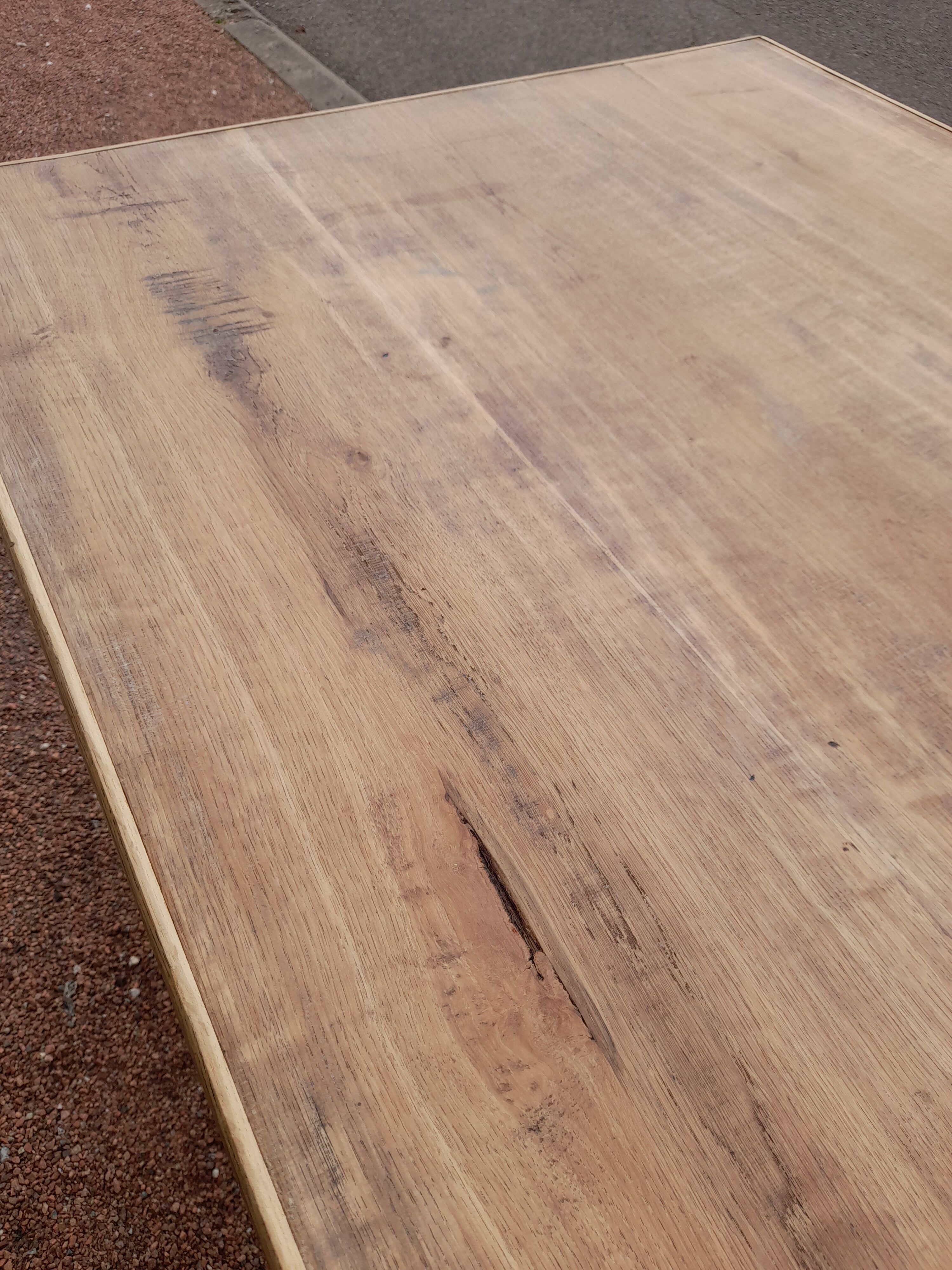 Old oak farm table - 1m62