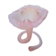 Pink glass paste vase