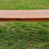 Farm table and bench