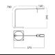 Modern Scandinavian lamp "Ninety" Luxo / Designer / Shawn Littrel