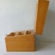 Light wooden box, 60s