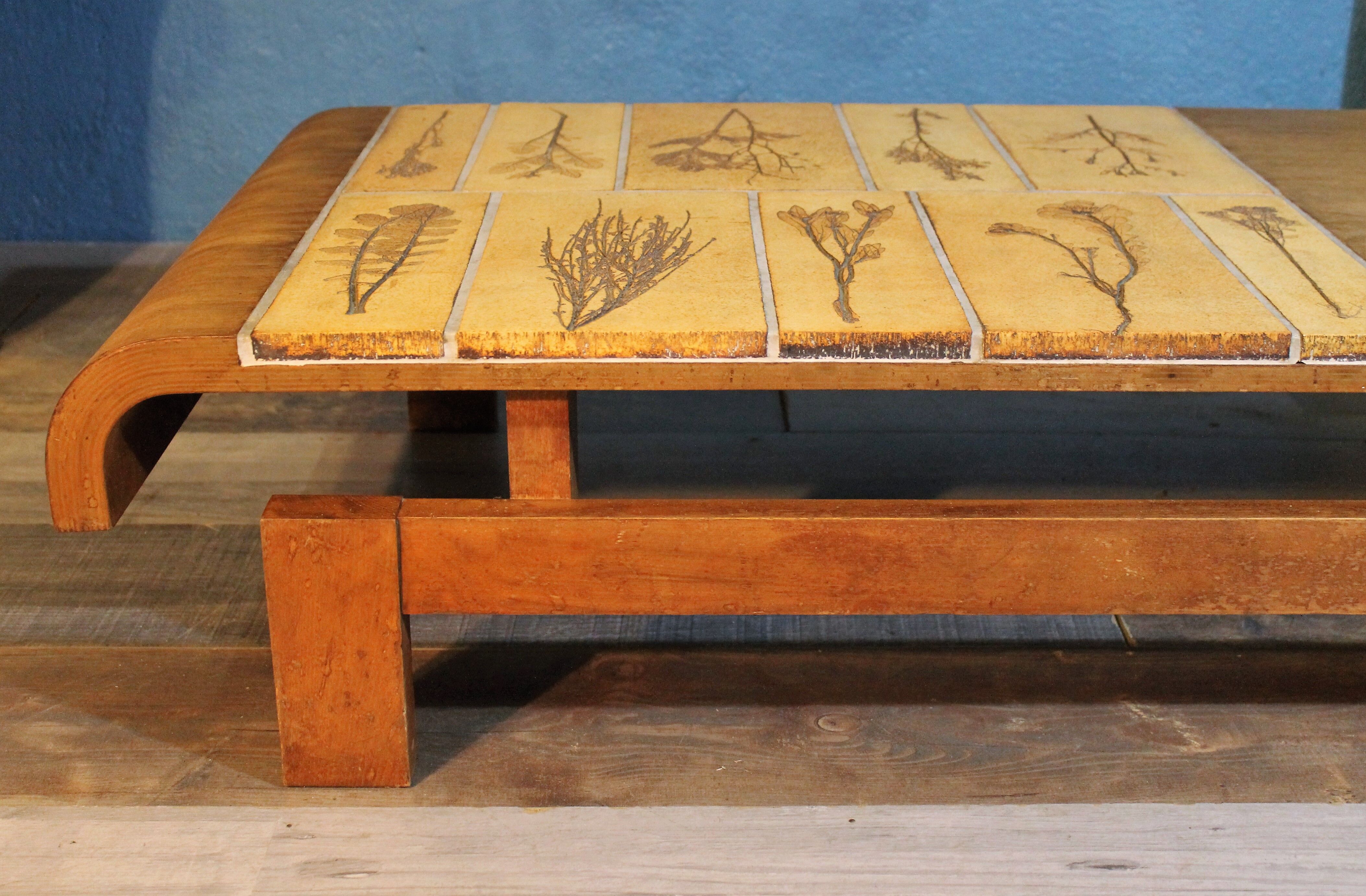 Herbarium Capron coffee table, 1960s