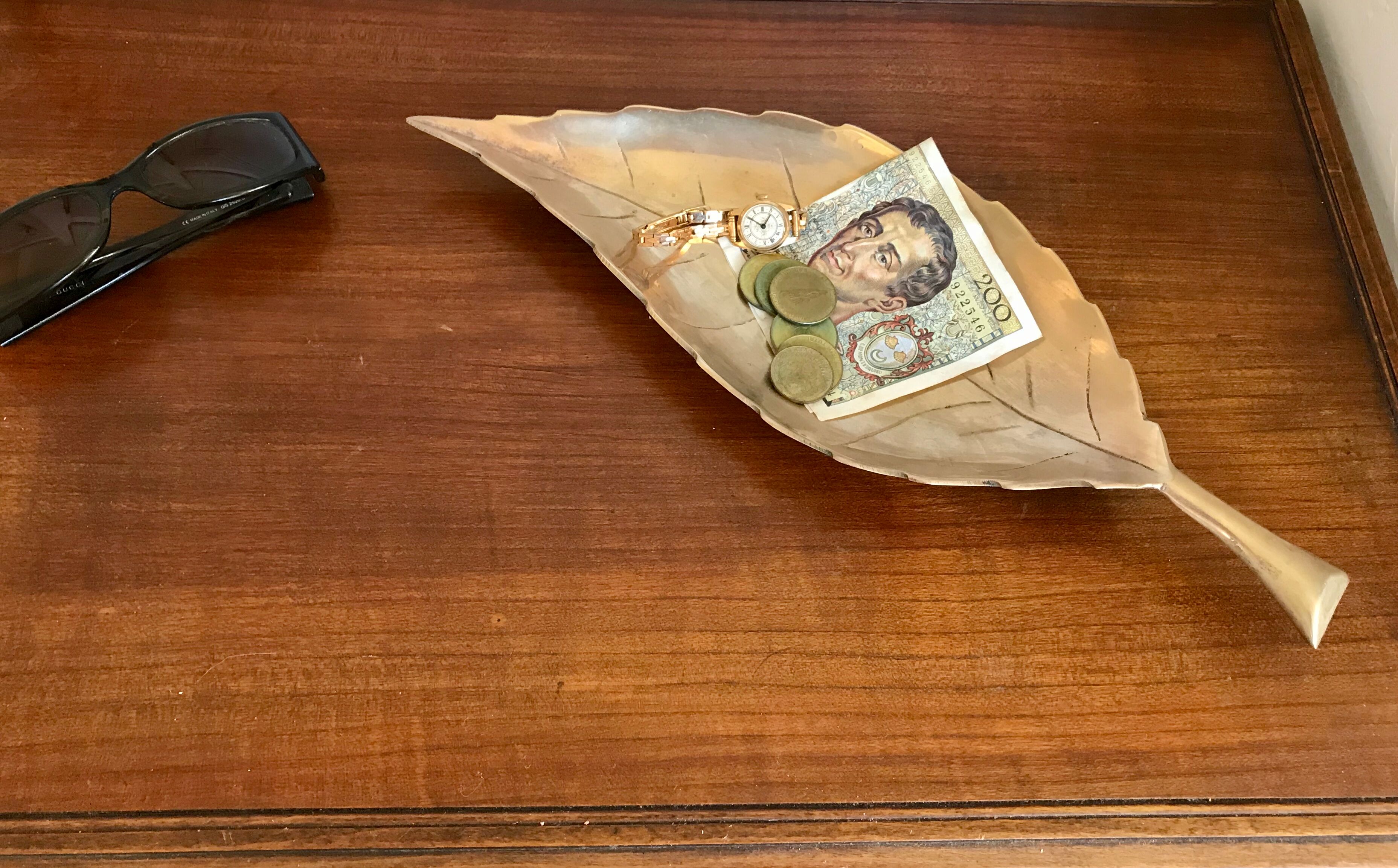 Vintage brass pocket