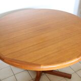 Extendable round table, teak, 1960