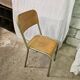 Chaise d'école 1960