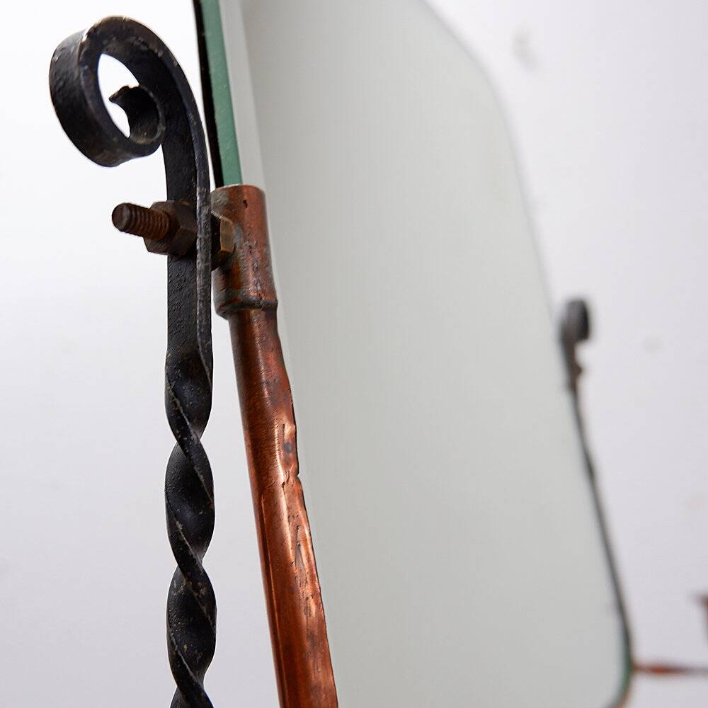 French barber mirror from the 1930s