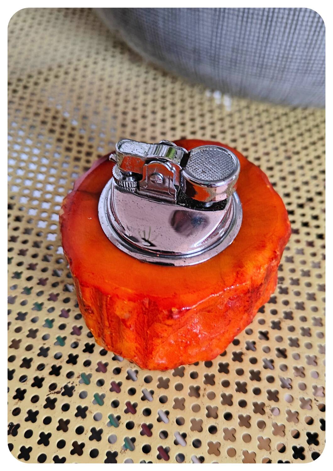 Briquet de table rouge Romano Bianchi