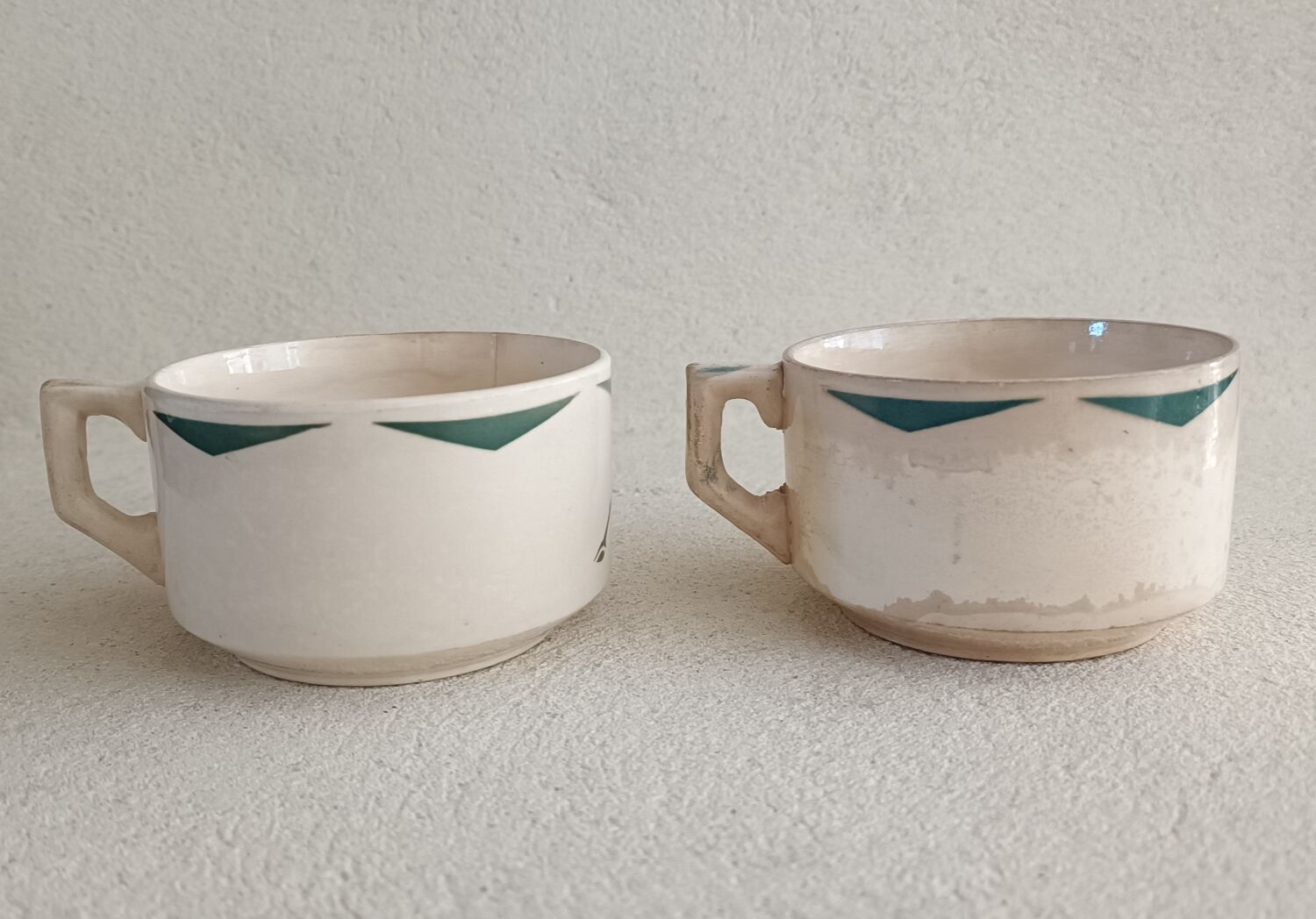 2 iron earth chocolate cups