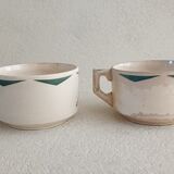 2 iron earth chocolate cups