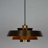 Danish vintage pendant lamp Nova by Jo Hammerborg, Fog og Morup, 1963
